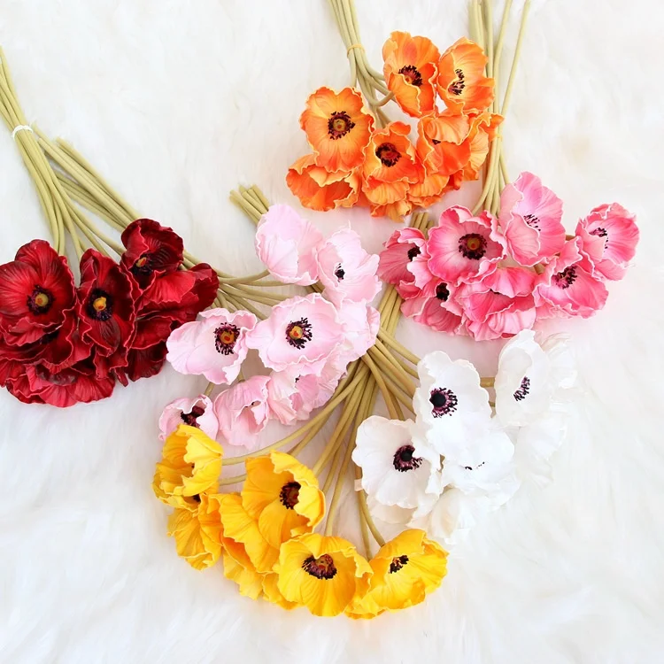 New Artificial Flower 10 Pu Mini Poppy Flower Fake Flower Simulation Bouquet Wedding Bouquet Buy Home Decoration Artificial Flowers Poppy Flower Artificial Natural Artificial Flower Product On Alibaba Com