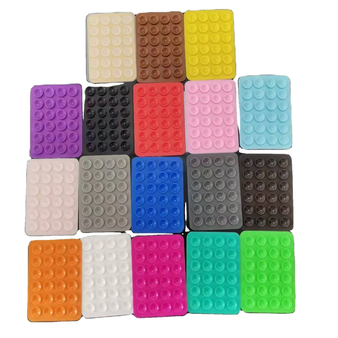 Manufacturers wholesale single side with  mobile phone 24 dots silicone sucker