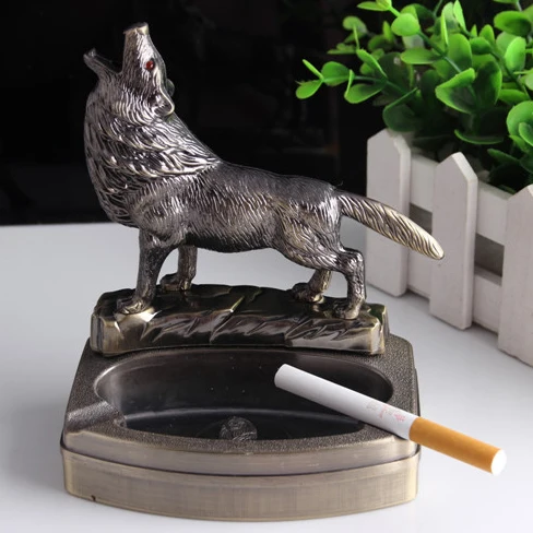 wholesale creative animal metal cigarette ashtrays