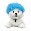 Peluca Afro azul claro para perros 40g