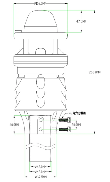 XF700S Agriculture Home And Industrial Use Automatic 7-in-1 Parameters OpticalRainfall Tem Humidity Wind Solar Weather Station manufacture