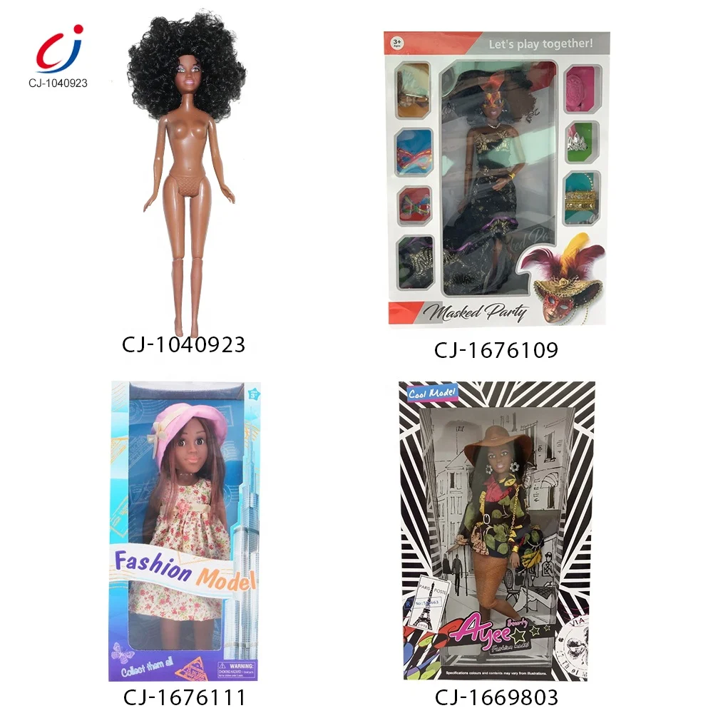 Возможно изготовление на заказ, оптовая продажа, 12,5 дюймовая афро-черная американская кукла без одежды, пользовательские черные африканские черные куклы