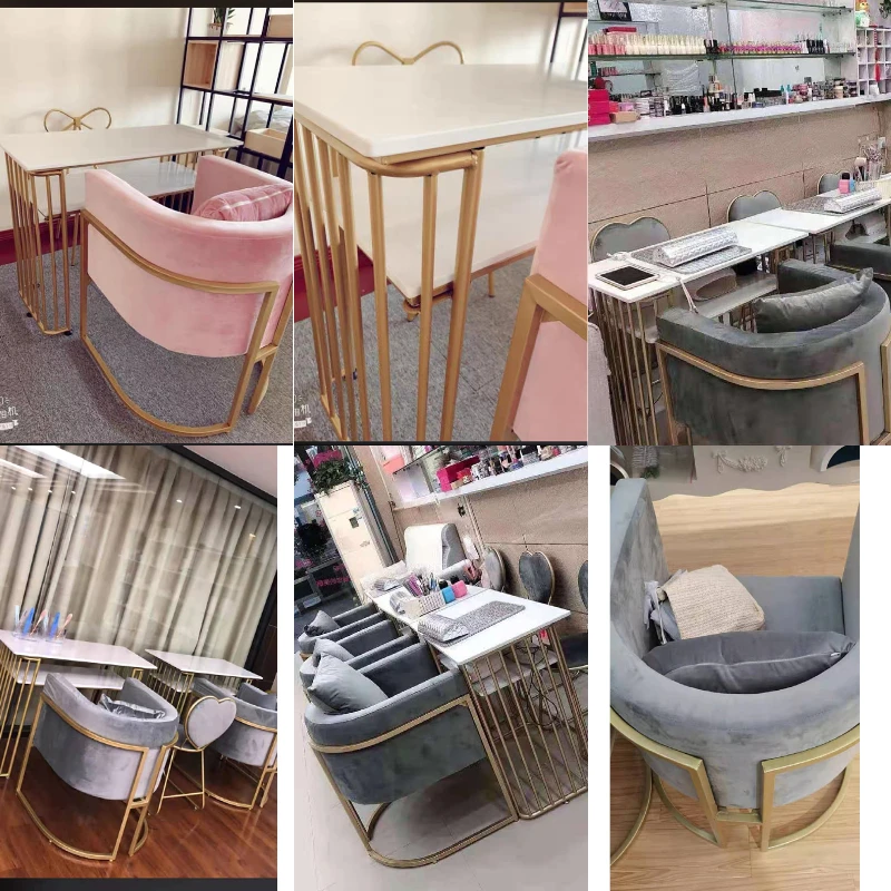 Luxury Nail Salon Furniture Manicure Nail Set Pedicure Chair Spa Nail