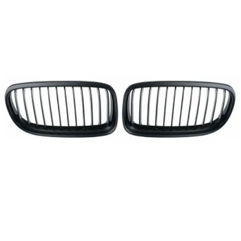3 series E92 matte black single line kidney front grille single slat E92 front grille for BMW