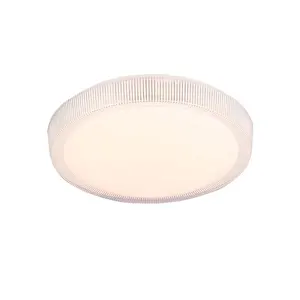 Modern Minimalist Round Panel Bedroom Iron Led Ceiling Lamp