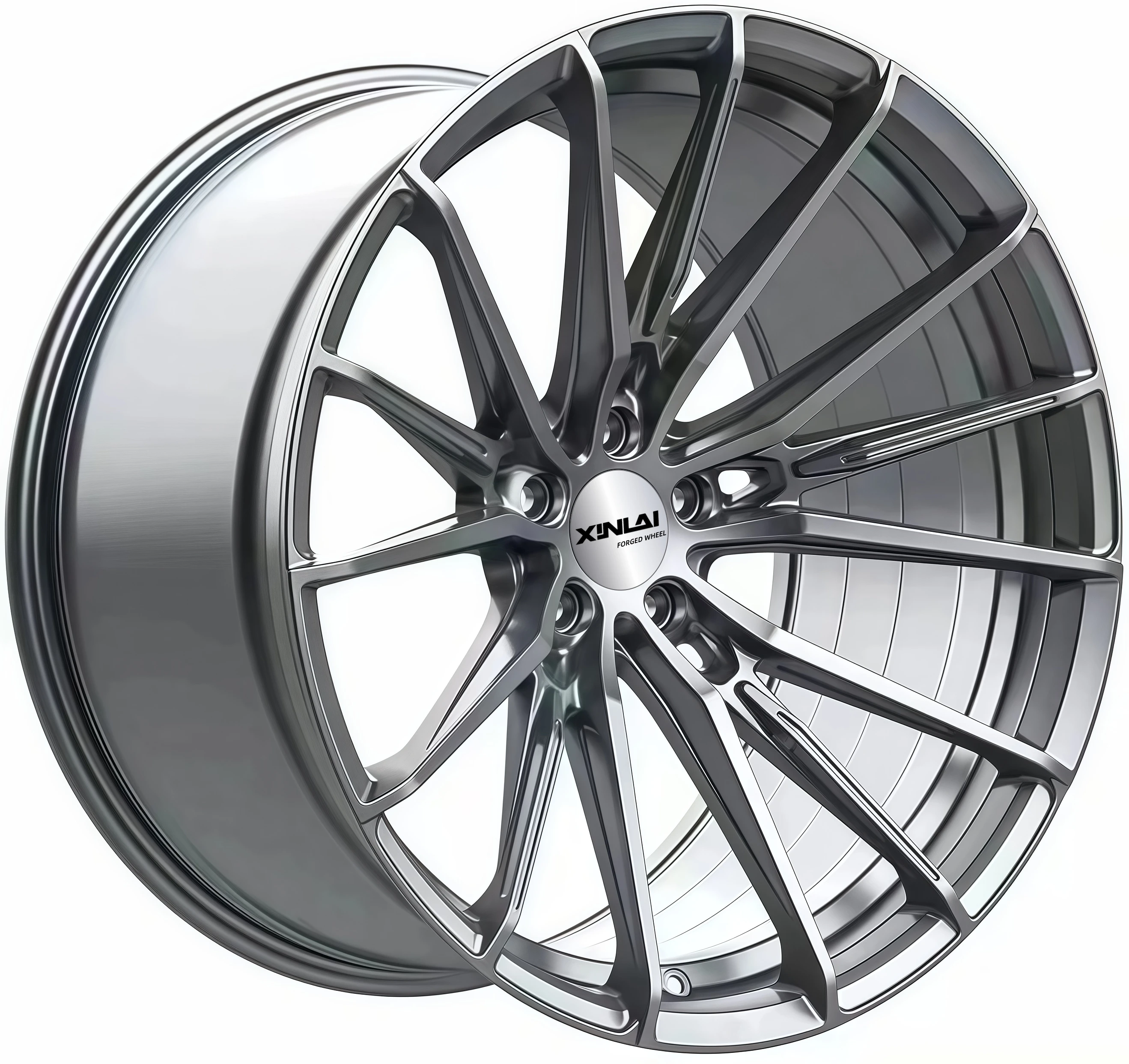 XINL Monoblock Custom Deep Concave 5x114.3 5x112 5x120 18 19 20 21 22 Inch Aluminium Alloy Forged Passenger Car Wheels - Image 5