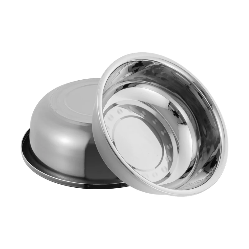 Multi Functional Stainless Steel Bowl Set Mixing Bowls Salad Stainless Steel Large Big Basin - Image 2