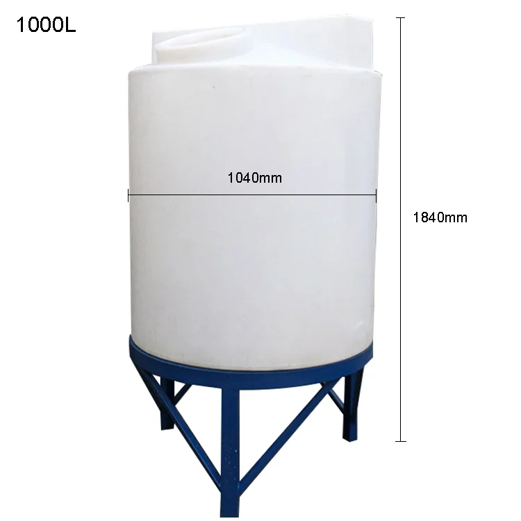 Rotational High Quality Plastic Chemical Mixing Tank With Agitator