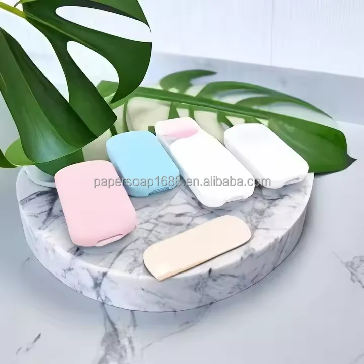 Customized Portable Hand Soap on the Go Disposable Outdoor Factory's Paper Sheets Conveniently Packaged Travel Size Convenience