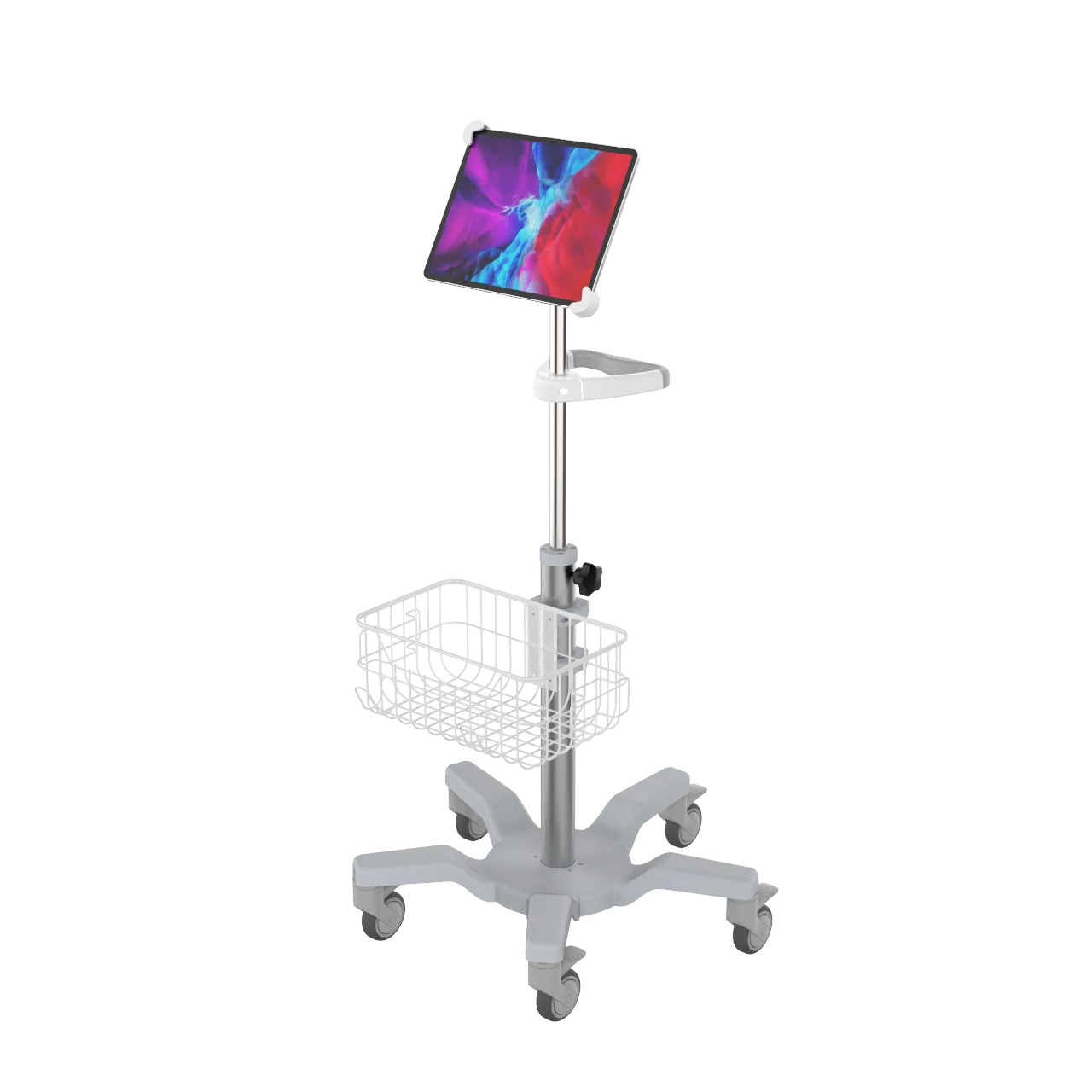 Тележка для планшета с замком/Регулируемая роликовая Подставка для ipad/обучающая тележка