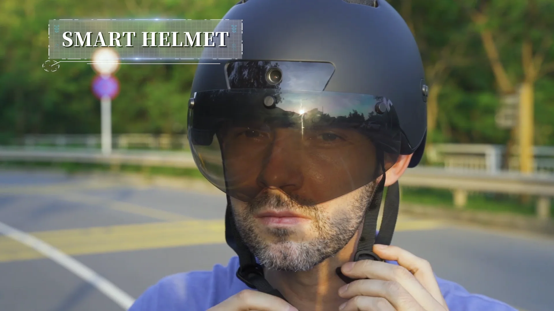 Breath Free Abs Safety Helmet Sun Visor 
