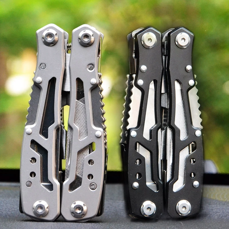 Multifunction Stainless Steel Multi-tool Pocket Knife Pliers Folding Pliers Portable Folding Pliers