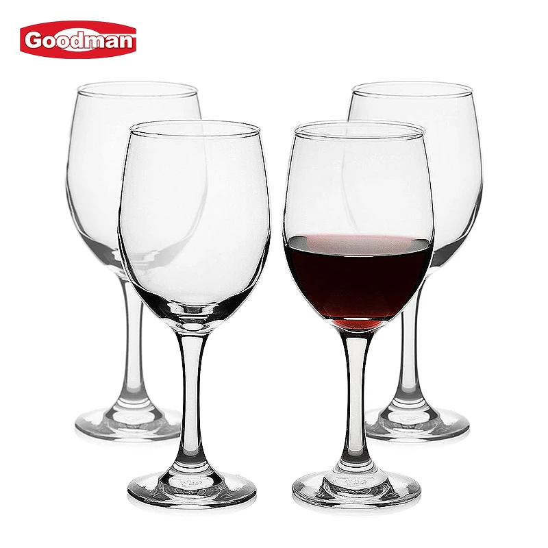 Durable party wedding goblet clear PC champagne glasses  plastic white red wine glass, DR3042