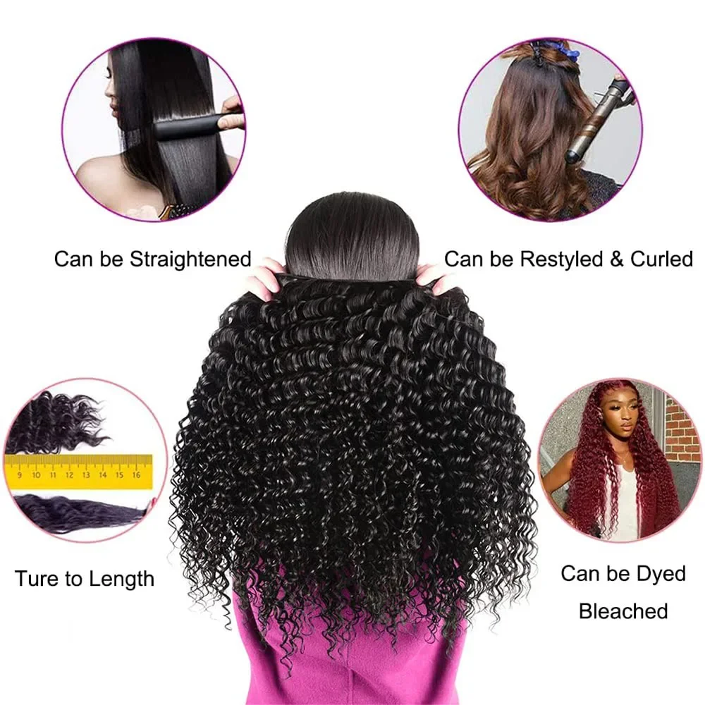 Extensions de cheveux humains brésiliens bouclés Tomiyaa Loose Deep Wave 30 32 pouces_voghion.com