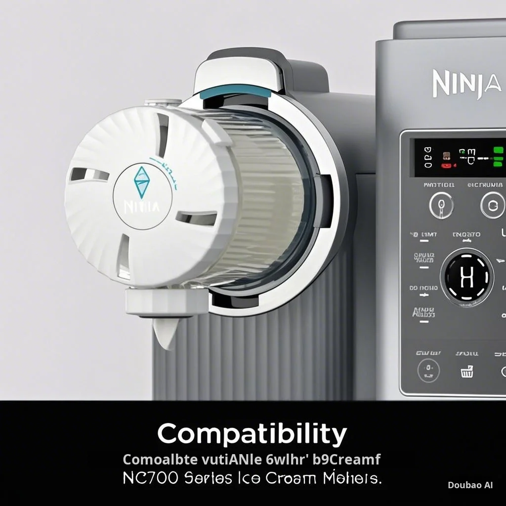 Ninja Swirl NC700/NC701 Electric Ice Cream Maker with Storage Jar