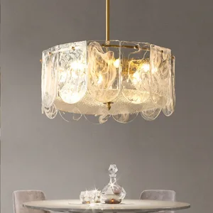 Zeal Lighting Luxury Round Glass Shade Decorative Ceiling Lamps for Interior Home Hotel