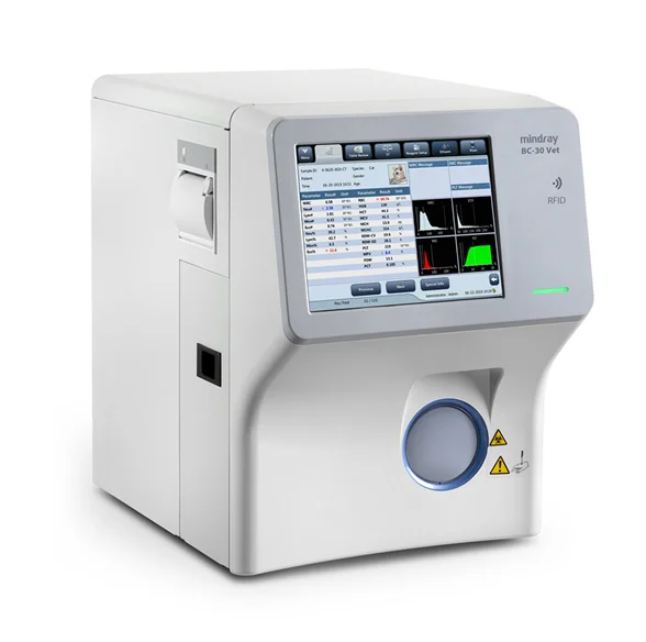 Auto Mindray BC-30Vet Blood Analysis System for Animal Veterinary Hematology Analyzer
