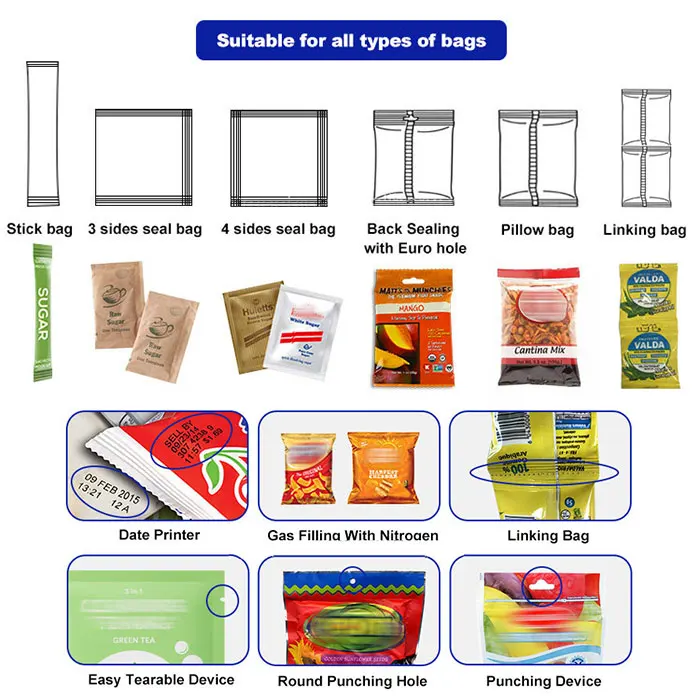 Automatic Packaging and Sealing Machine peanuts Granule Packing Machine Price in Pakistan