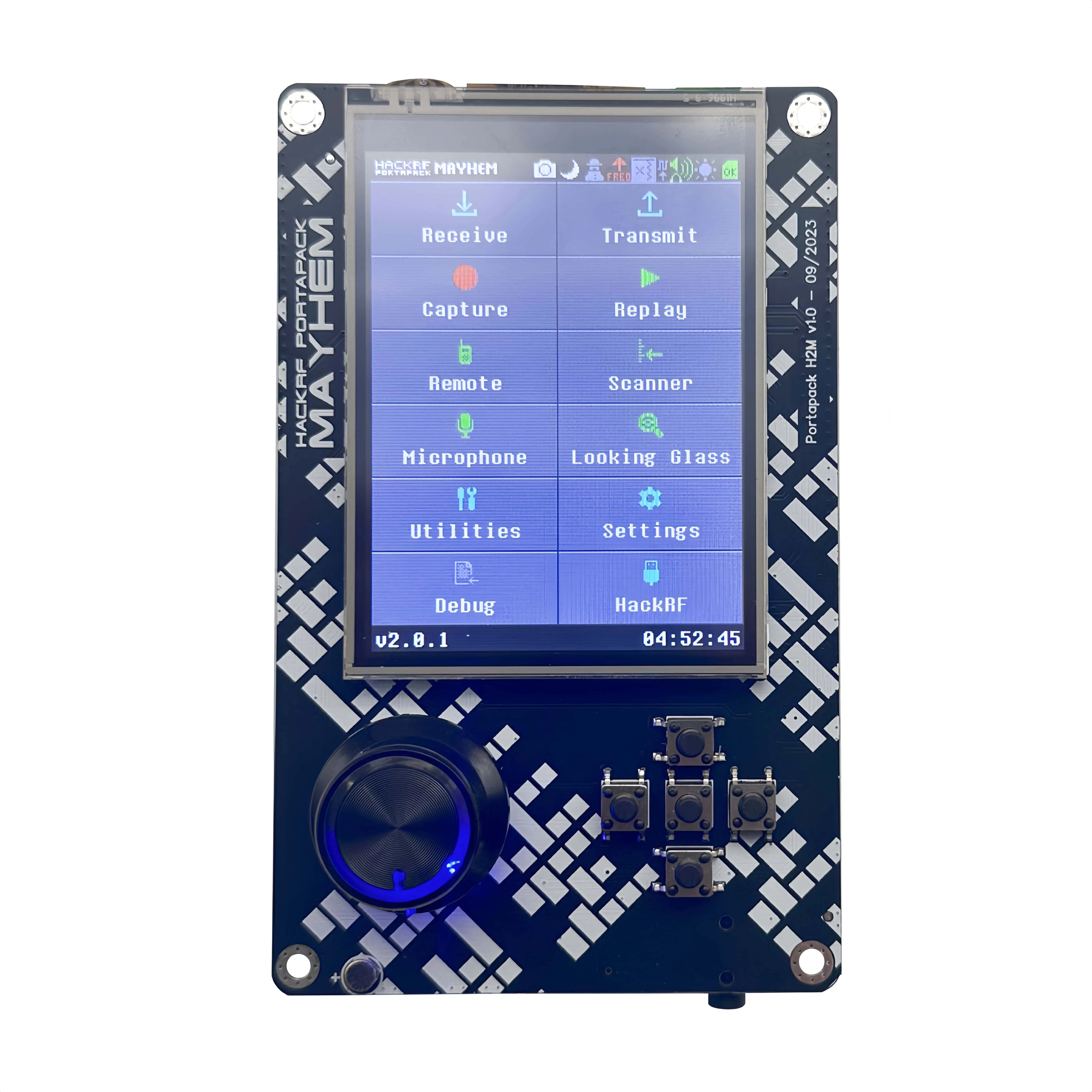 HAMGEEK Portapack H2M - Hackrf One with 10.00MHZ TCXO GPS