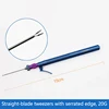 Pinze a membrana dritta con dentellatura 20G