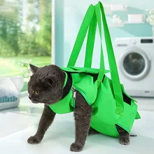 Portable and Foldable  Cat Backpack Outdoor Anti-Scratch and Bite Pet Carrying Bag with Zipper Closure