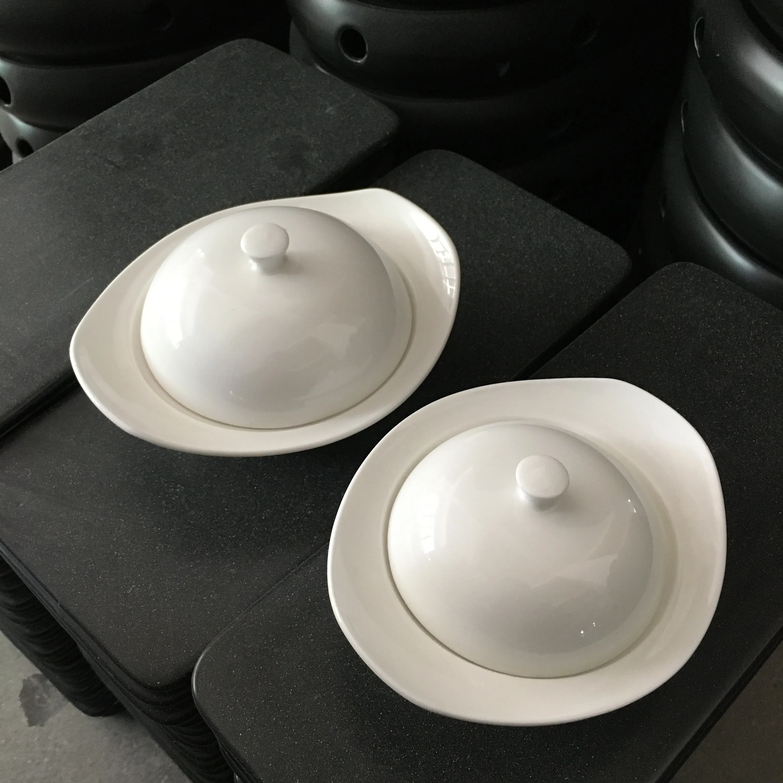 140300ml Round Bowls Steam Soup Bowl Cover Restaurant Soup Pot