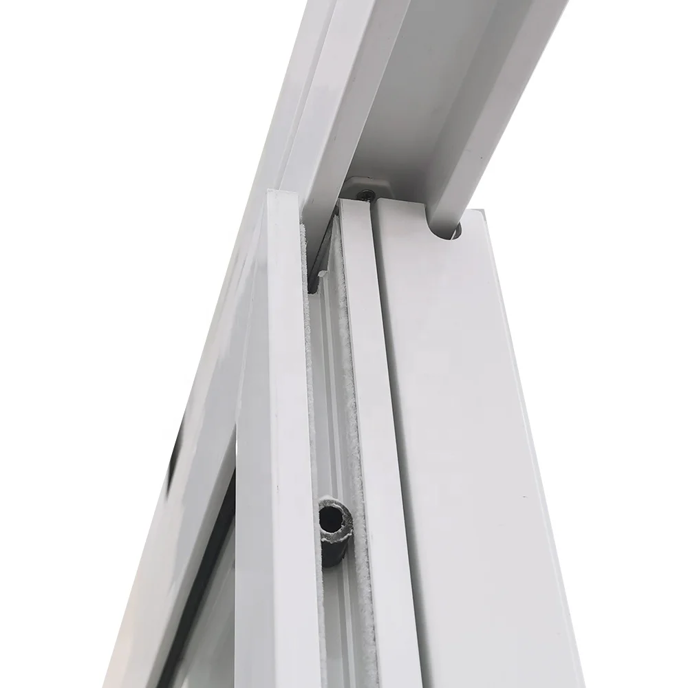 Australian Standard PVC Profile Frame Sliding Window Double Glazed UPVC Windows