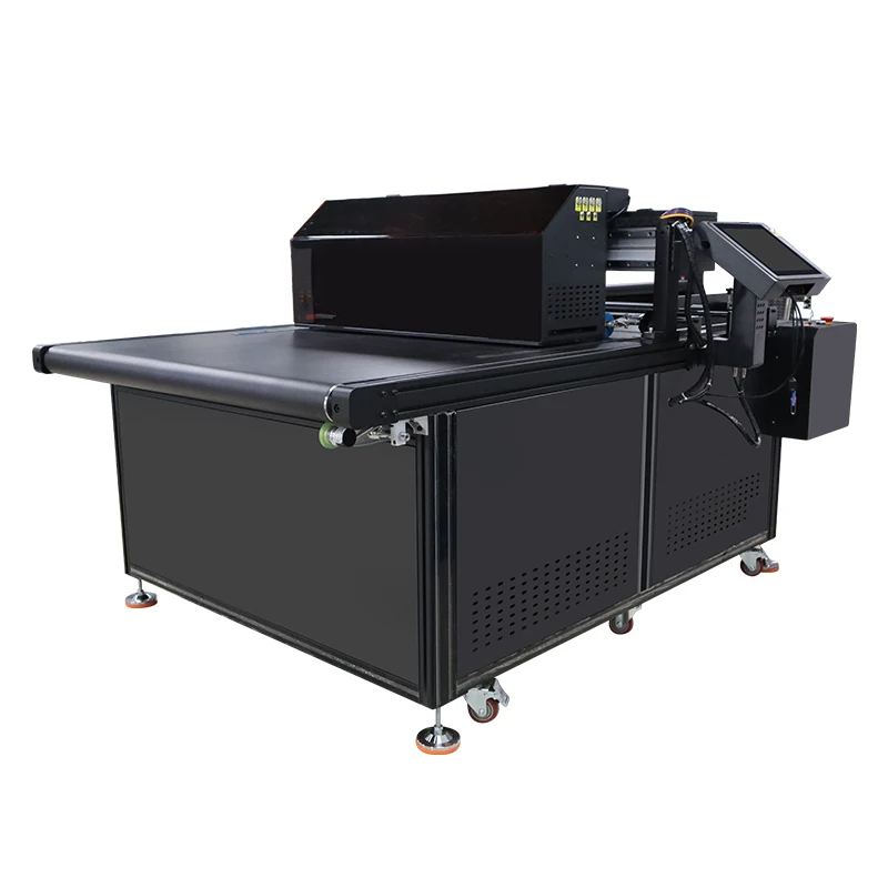 One Pass Carton Packing Printer Width 800mm Kraft Paper Bag Single Pass Corrugated Box Inkjet Printer