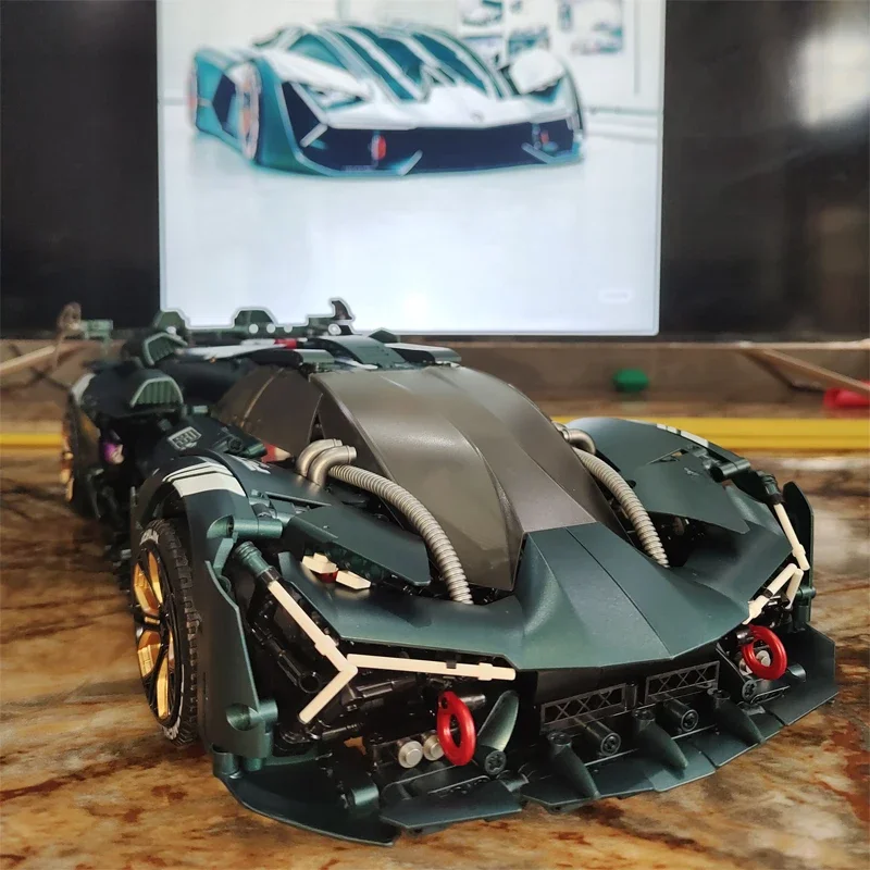 Guly 10611 MOC City Sports Car Building Block Set - 3466pcs