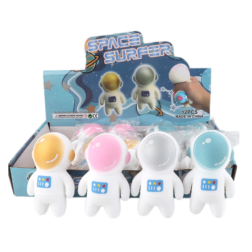 Cute Astronaut Squishy Balls Stress Relief Squeeze Toys Sensory Fidget ...