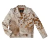 Fourrure de vache couleur fauve