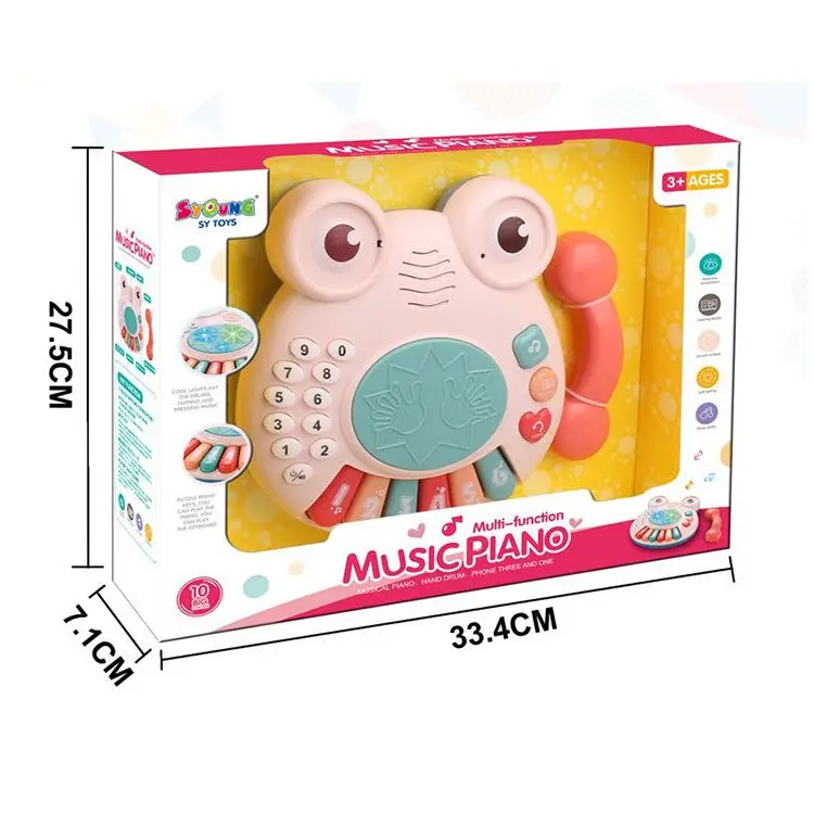 
 Обучающая игрушка-пианино для раннего развития с подсветкой и музыкой  