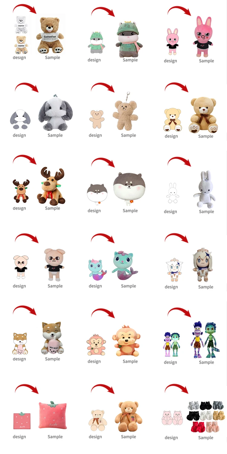 Design Your Own Bubble Tea Fox Plush Toy Custom Cartoon Character