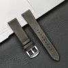 boucle argentée bande grise