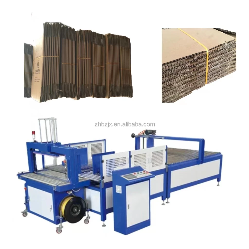 ZHENHUA Automatic Box Case Carton Pp Strapping Band Automatic Box Bundling  Corrugated Cardboard Strap Bundle Tying Machine