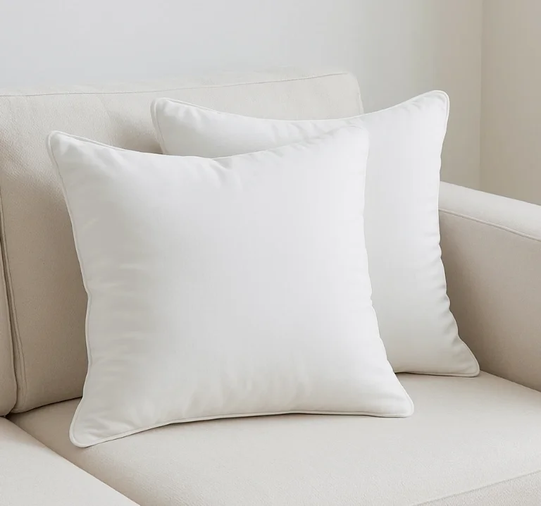 Skin Friendly Square Shape Custom Size High Quality Durable Polyester Filling Soft Sofa Pillow Cushions Insert