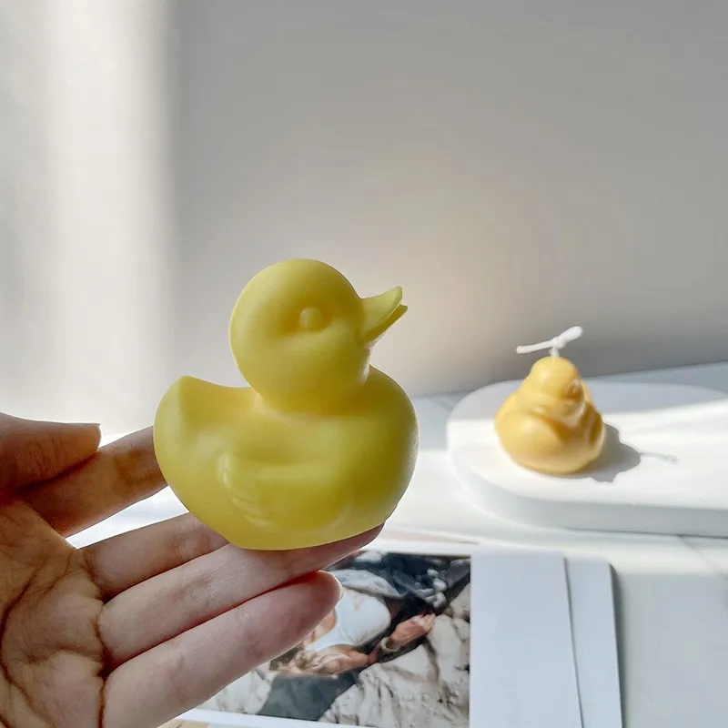 中国工場直送 3D 小さな黄色いアヒル アロマセラピー 石膏キャンドル