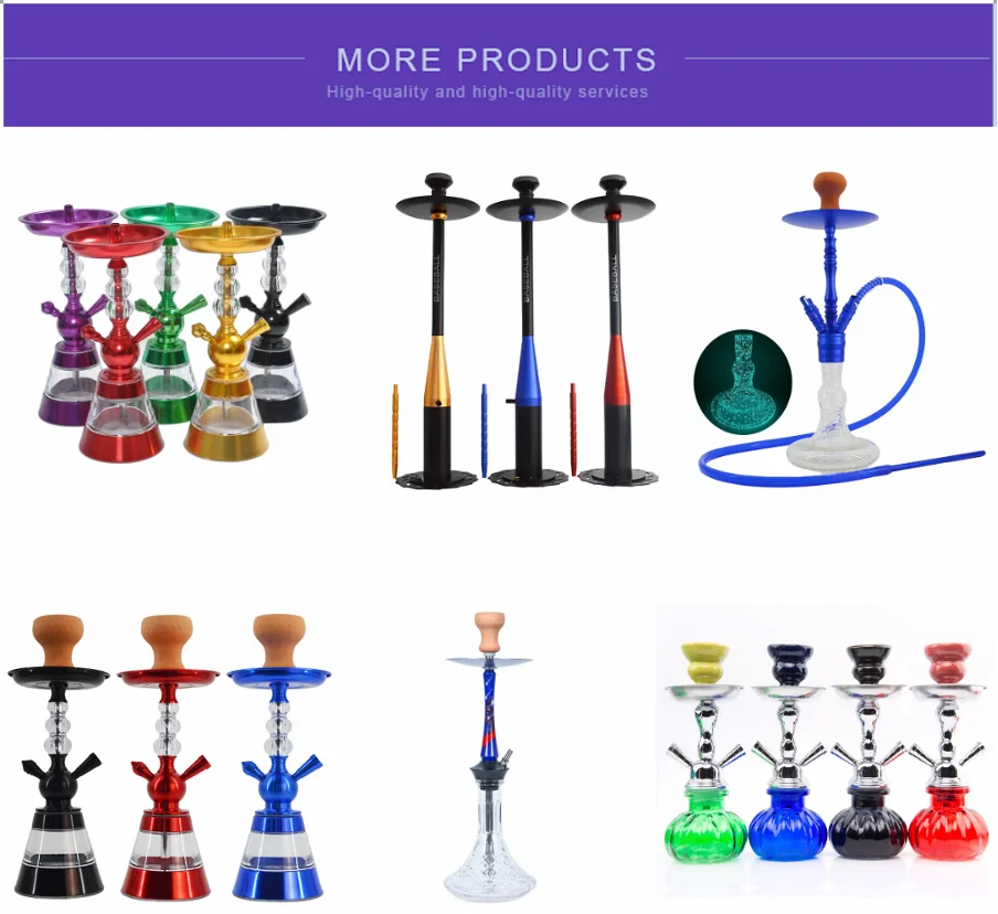 2023 Cheap Latest Smoking Accessories Hookah Shisha Led Light Glass ...