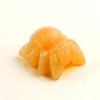 Yellow calcite spider