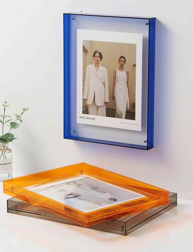 Colorful Acrylic Photo Frames - Luxury Transparent DIY