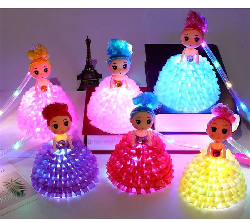 2021 New Hot LED Glowing Cartoon Lantern Girl Children's Day Gift ...