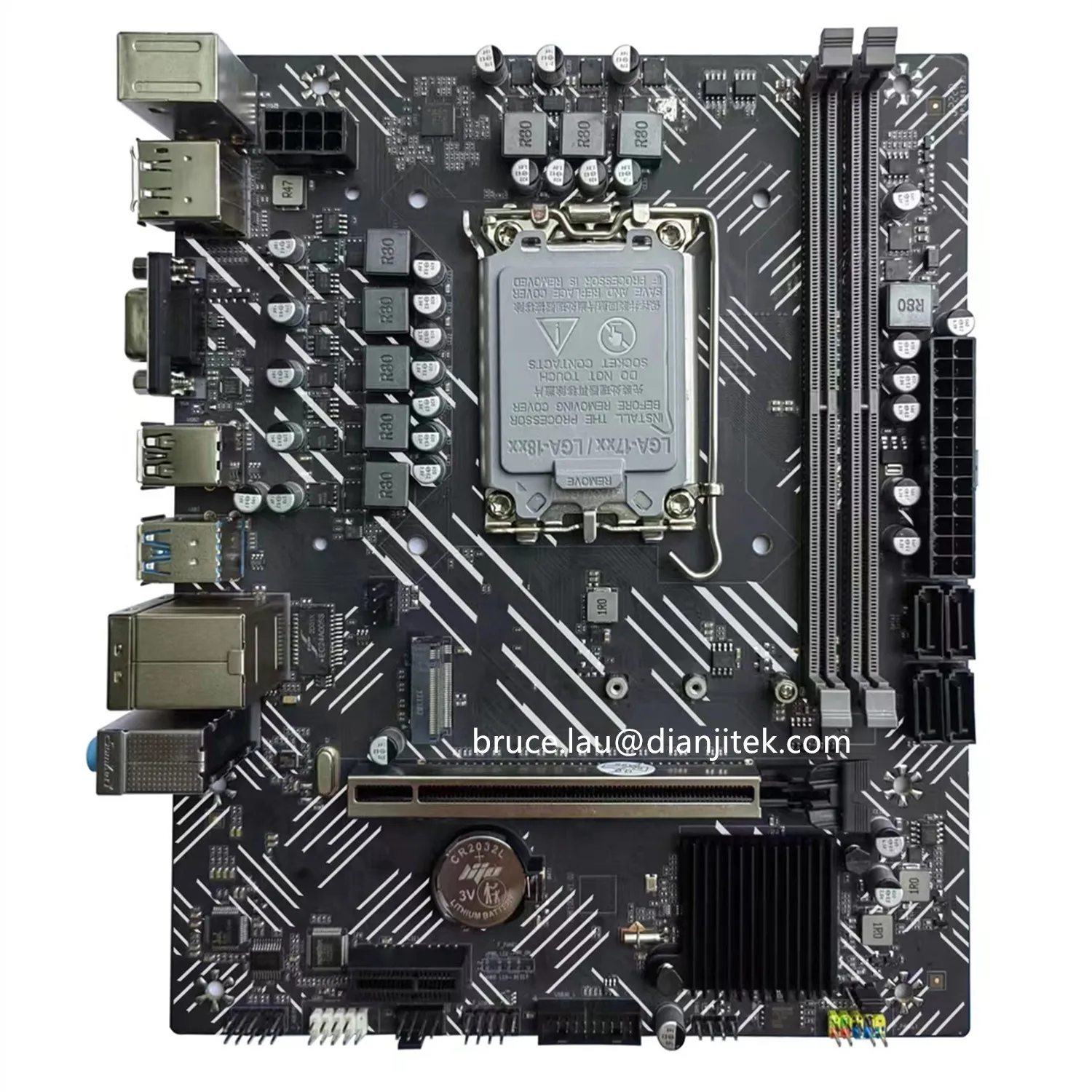 Pc Motherboard Mainboard Socket Lga1700 With H610 Chipset - Buy ...