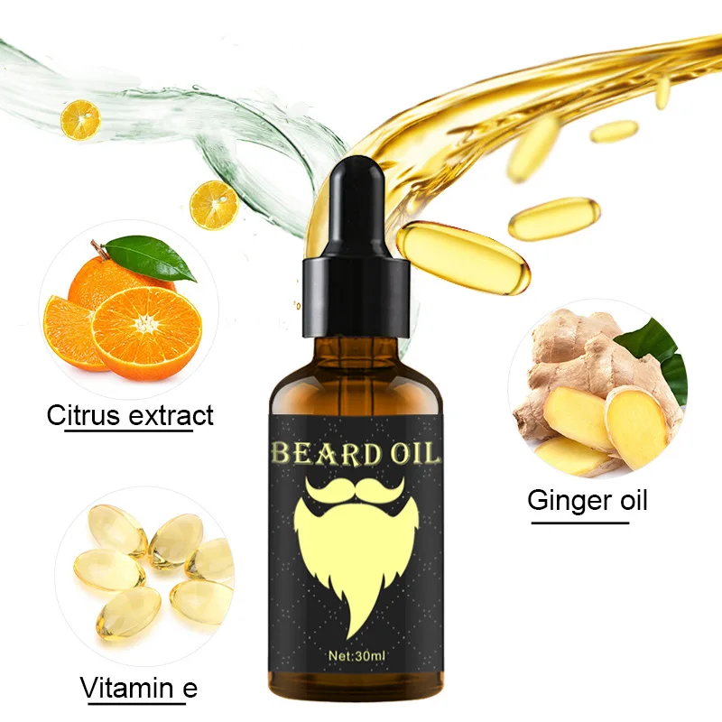 OEM Custom Logo Top Grade Natural Organic Mens Beard Oil