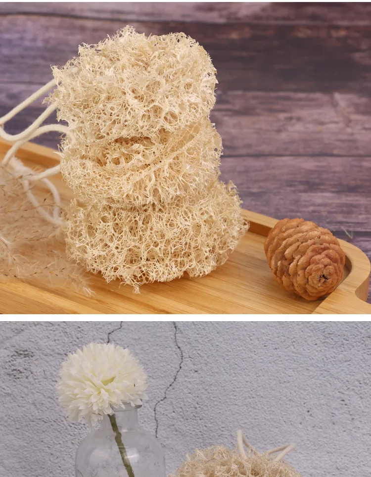 Natural Loofah Cleaning Brush Kitchen Dish Washing Cloth Dish Pot