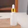 Gold ring + White rubber tip dropper