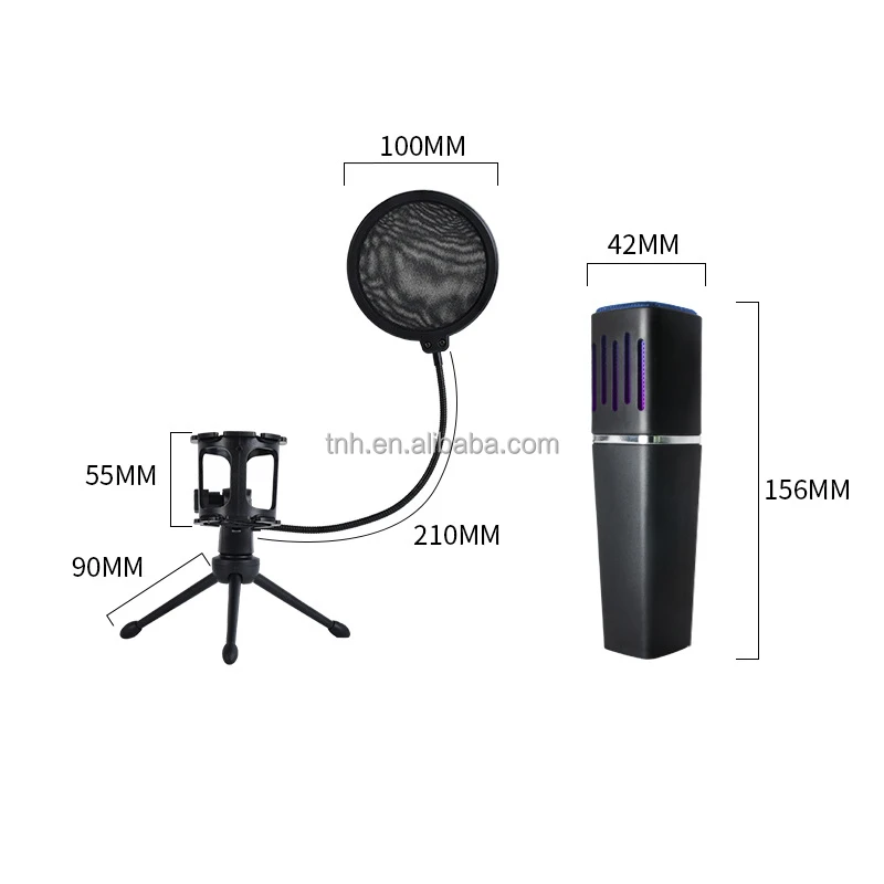TNH USB- ZX663 USB Desktop Microphone Professional Recording