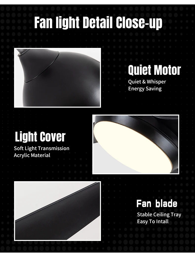 product smart modern ceiling fan with led light and remote  reversible silent bldc motor 3cct dimmable abs blades  living room-7