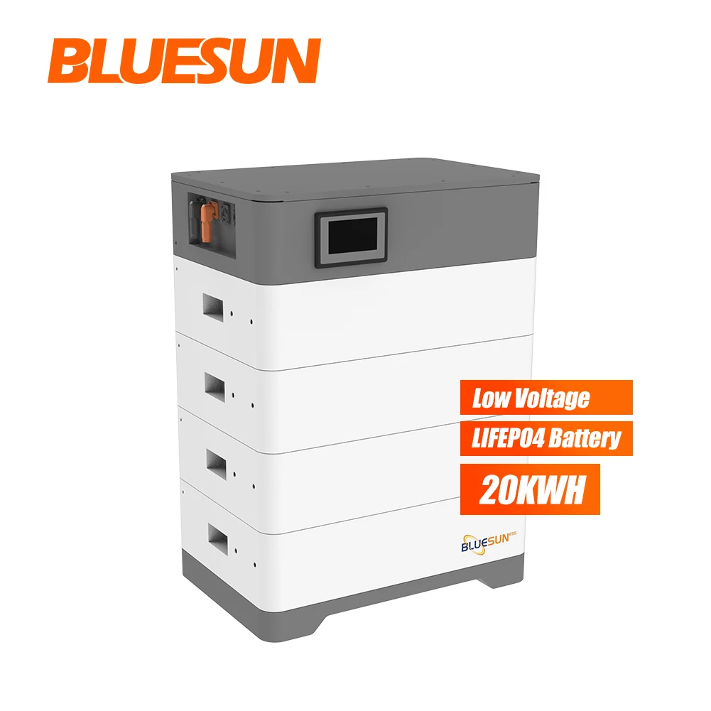 Bluesun Solar System Stack Lithium Batteries 20kwh 15kwh 5kwh Energy Battery Storage System Low Voltage Best Price