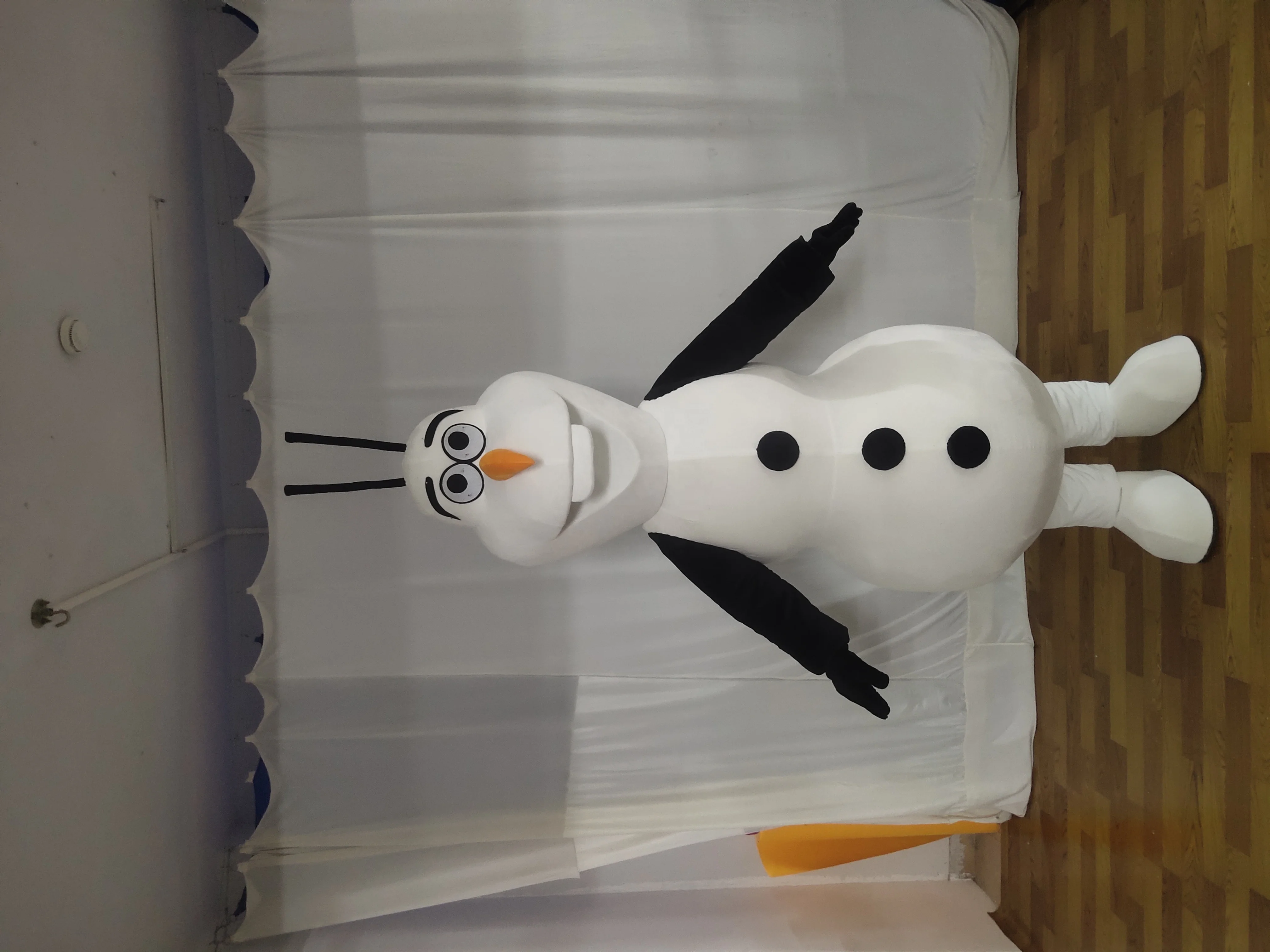 Funtoys CE Customized Snowman Smiling Olaf Cartoon Mascot Costume Frozen for Adult