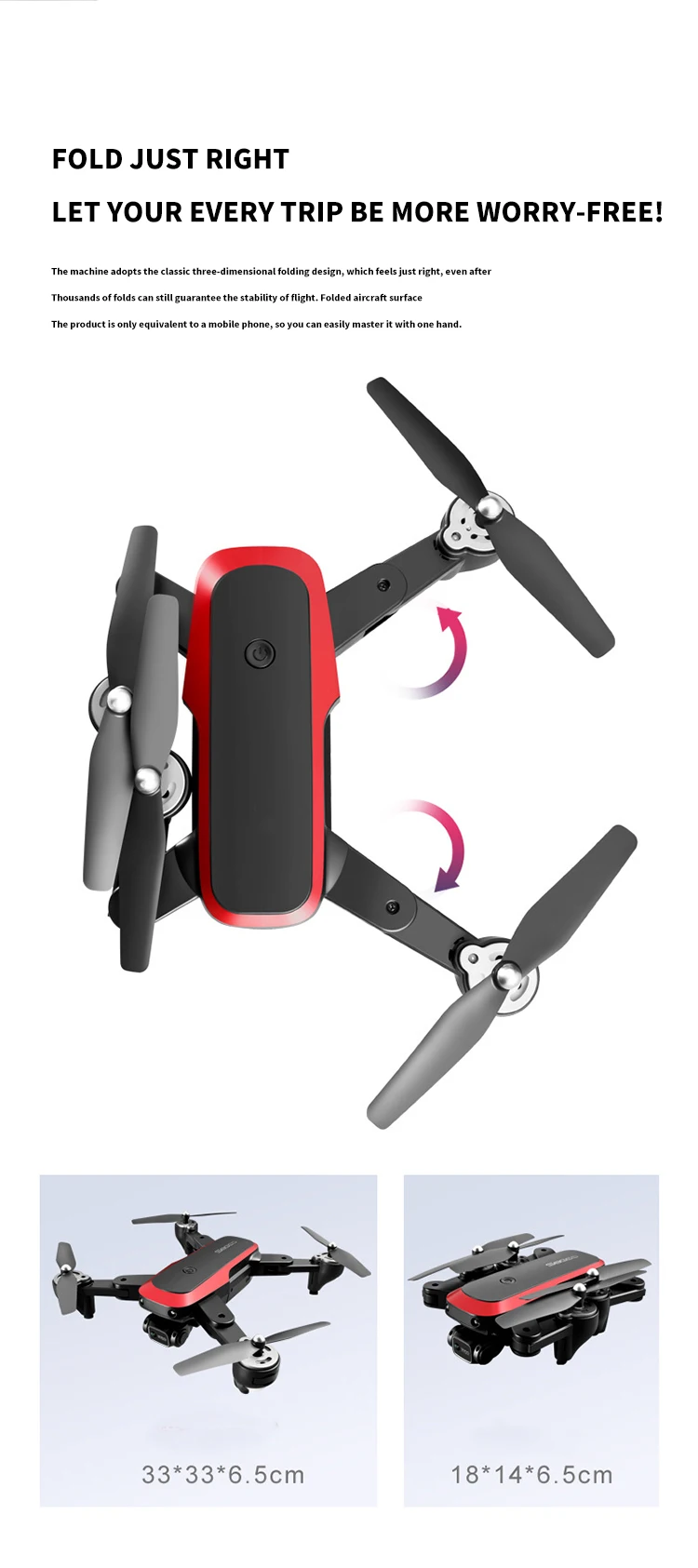 S8000 Rc Big Optical Flow Drone 4k Dual Camera 360 Rollover Wifi Fpv